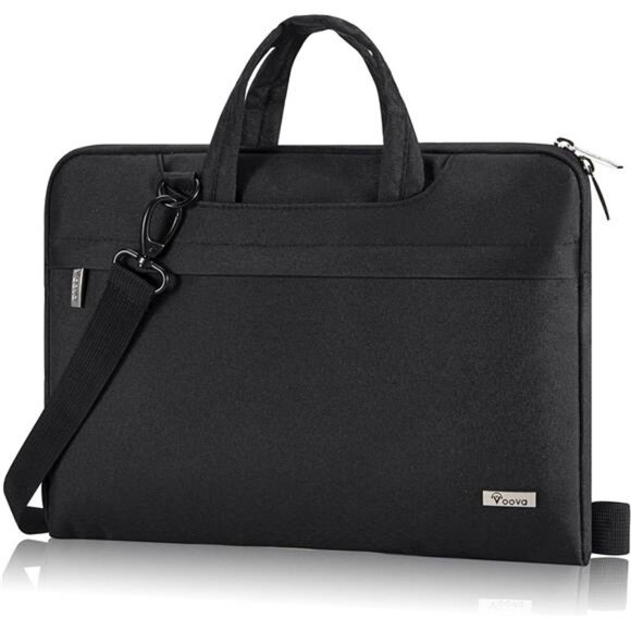 Laptop Sleeve Shoulder Bag 13 13.3 14 Inch, Waterproof Carrying Case Compatible